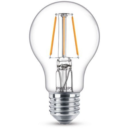 Zestaw 6x Żarówka LED E27 A60 4.3W = 40W 470lm 2700K Ciepła Filament PHILIPS