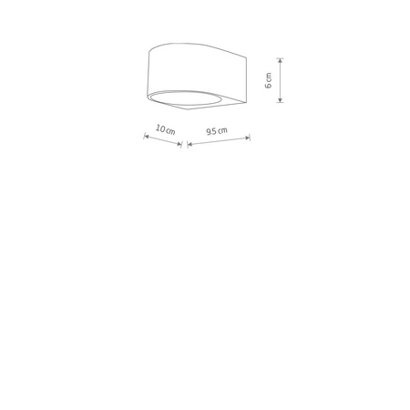Lampa Ogrodowa Zewnętrzna Kinkiet Elewacyjny Oprawa Natynkowa LED 5W 500lm 3000K Ciepła Czarna Wodoodporna IP54 Nowoczesna NEL 11368 Nowodvorski