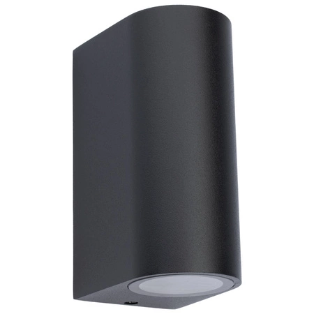 Kinkiet Ogrodowy Elewacyjny Lampa Zewnętrzna 2xGU10 ALLIUM Czarna LUMILED