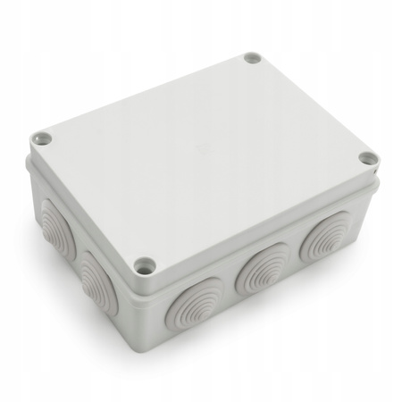 Puszka Instalacyjna Natynkowa Hermetyczna S-BOX 406 190x140x70 IP65 10 Dławików PAWBOL