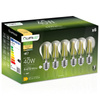 6x Żarówka LED E27 A60 4W = 40W 470lm 3000K Ciepła 360° FILAMENT LUMILED