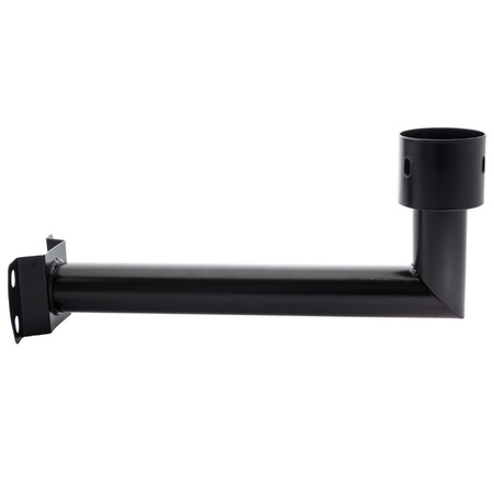 UCHWYT do Lampy ulicznej SOLARNEJ 40CM RURA ?75 mm Czarny