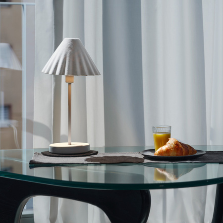 Lampa Stołowa Oprawa Biurkowa Stojąca Dekoracyjna E14 Biały USB-C Decor Ledvance