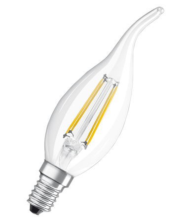 Żarówka LED BA35 E14 4W = 40W 470lm 2700K Ciepła Biała FILAMENT LEDVANCE