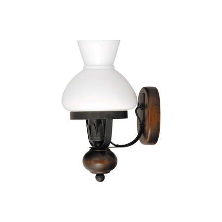 Kinkiet Ścienny Lampa E27 Czarny Klasyczny Petronel 7077 Rabalux