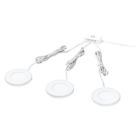 Lampka LED Podszafkowa Listwa 8.5W 390lm 3000K Ciepła Ściemnialna Biały Spot Ledvance