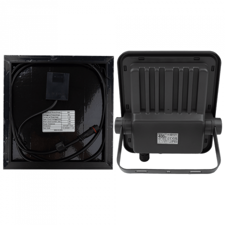 Naświetlacz LED Lampa Reflektor Solarny 50W 900lm 4000K Neutralna IP65 z Czujnikiem Zmierzchu + Pilot Ecolight