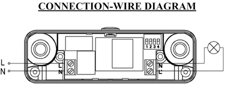 Czujnik Ruchu mikrofalowy 180°/360° IP65 BIAŁY Natynkowy Sufitowy Ścienny Nastawny V-TAC