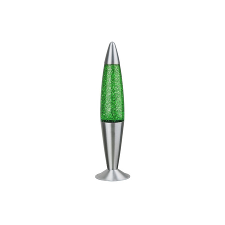 Lampa Stołowa Biurkowa Nocna E14 Zielony Lava Klasyczny Glitter 4113 Rabalux