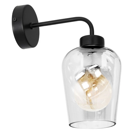 Lampa Ścienna Kinkiet SANTIAGO CLEAR 1xE27 Milagro