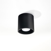 Lampa Sufitowa Oprawa Natynkowa GU10 SPOT TUBA Cylindryczna Czarna Nowoczesna Orbis Sollux