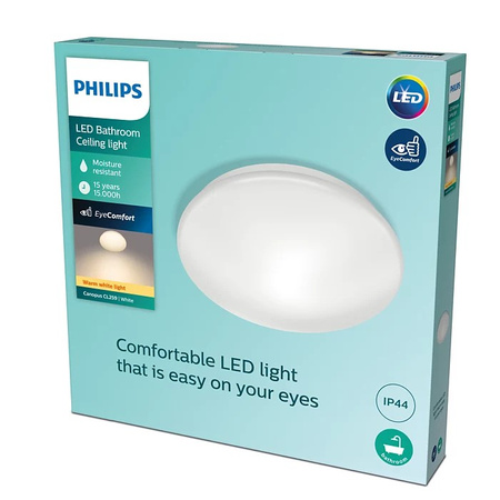 Plafon LED Lampa Sufitowa Natynkowa CANOPUS 20W 2700K IP44 39cm PHILIPS