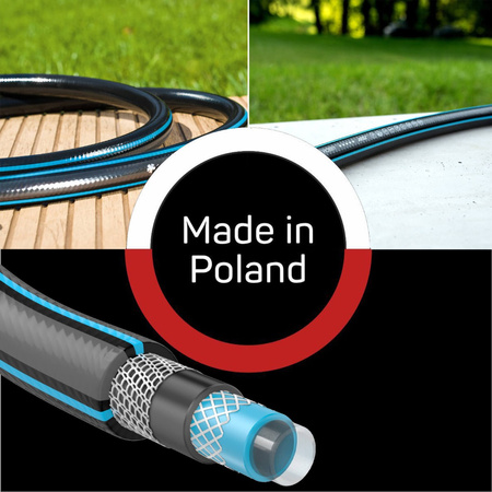 Wąż Ogrodowy do Wody 6 Warstwowy z Oplotem 1/2" 50m Mocny HOBBY ATS2 CELLFAST