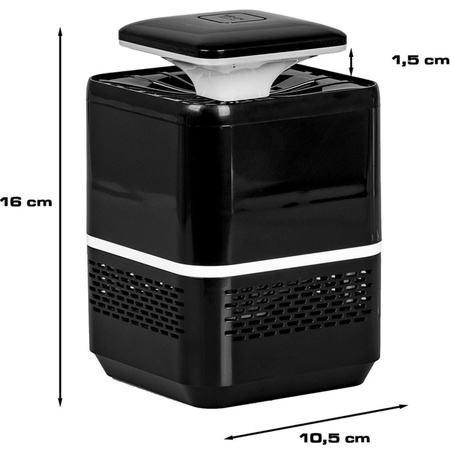 Lampa Pułapka Owadobójcza na Komary Muchy Światło UV USB VAYOX