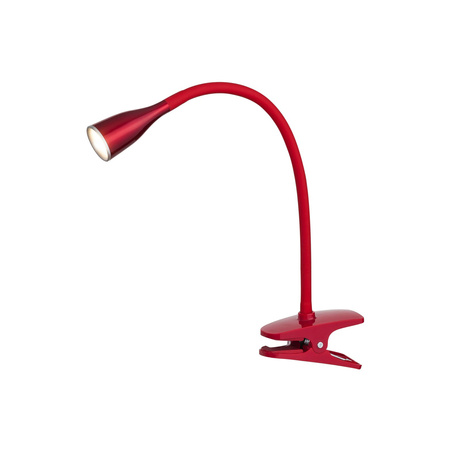 Lampa Stołowa Biurkowa Nocna 4.5W 330lm 3000K Bordowy Nowoczesny Jeff 4198 Rabalux