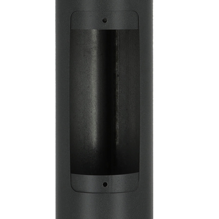 Słup Maszt Oświetleniowy Składany do Lamp Ulicznych Latarni z Oknem Rewizyjnym 3m fi60 Czarny KOBI