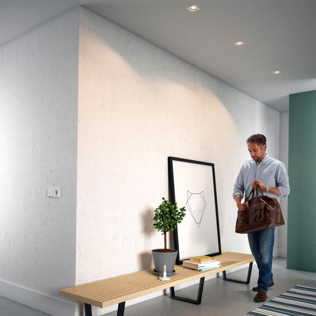 3x Oprawa Podtynkowa Wpuszczana Lampa Punktowa GU10 Biała Enneper Philips