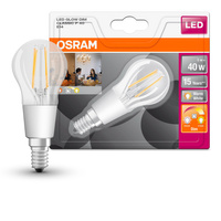 Żarówka LED E14 P45 4,5W = 40W 470lm 2700K Ciepła 300° Filament OSRAM Superstar Ściemnialna