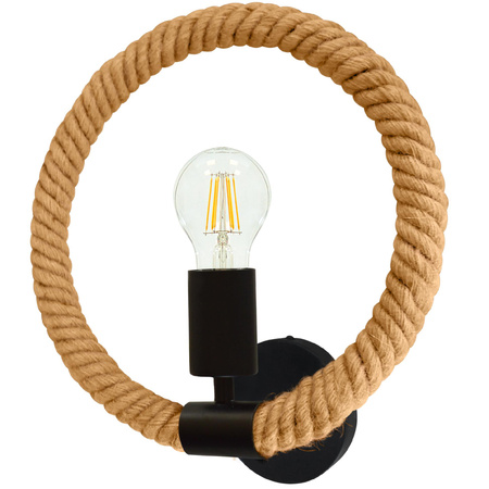 Kinkiet Lampa Ścienna ROPE LINE Loft Arthur E27 - GOLDLUX (Polux)