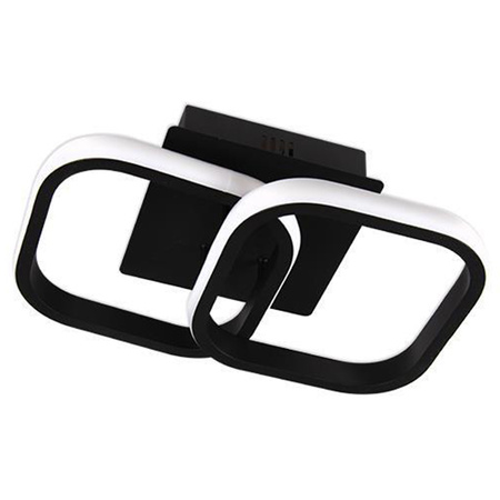 Lampa Sufitowa Żyrandol LED 16W NEBULA GEMINI Czarny