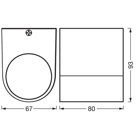 Kinkiet Ogrodowy Lampa Elewacyjna Zewnętrzna LED Szary IP54 Endura Osram