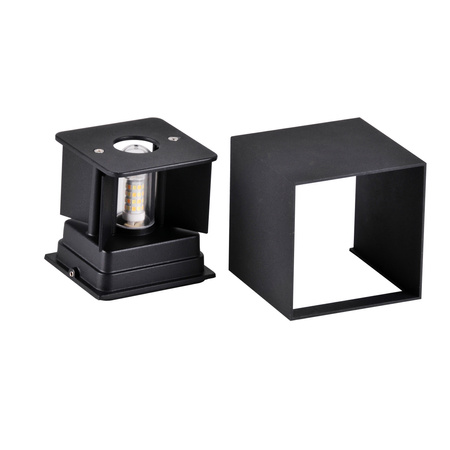 Kinkiet Elewacyjny LED Oprawa zewnętrzna Czarna G9 Góra/Dół z Regulowanym Kątem Świecenia KIOTO GOLDLUX (Polux)