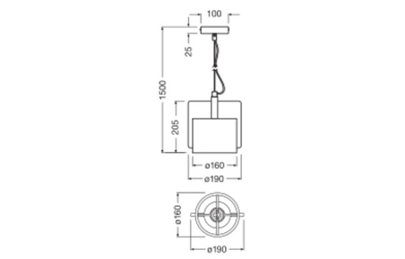 Lampa Sufitowa Wisząca Dekoracyjna E27 Zwis Różowy Decor Ledvance