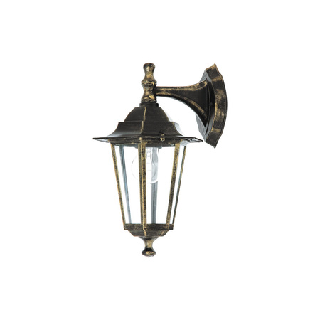 Lampa Ogrodowa Zewnętrzna Kinkiet Elewacyjny LED E27 IP43 Złoty Klasyczny Velence Rabalux