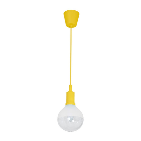 Lampa Wisząca Sufitowa BUBBLE Żółta 5W E14 LED Milagro