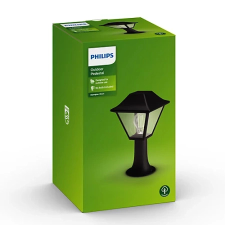 Lampa Ogrodowa Zewnętrzna SŁUPEK 30cm LATARNIA E27 IP44 Alpenglow Philips