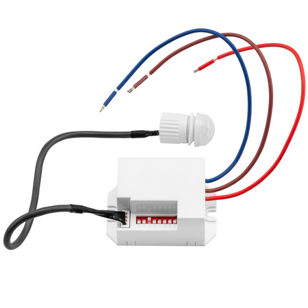 Czujnik Ruchu i Zmierzchu LED PIR z Kablem MINI