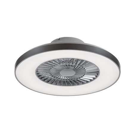 Plafon LED Lampa Sufitowa Oprawa Ścienna Natynkowa 40W 1700lm 3000-6500K CCT Ściemnialna Pilot Srebrny Nowoczesny Dalfon Rabalux