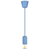Lampa Wisząca Oprawa E27 Betonowy klosz z niebieskim kablem VT-7668 V-TAC
