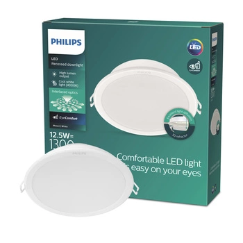 Panel LED Oprawa Podtynkowa Wpuszczana MESON 12.5W 4000K 14cm Okrągła Downlight PHILIPS