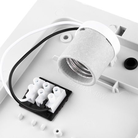 Lampa Ogrodowa Kinkiet Elewacyjny E27 LED 25cm LECOS LUMILED