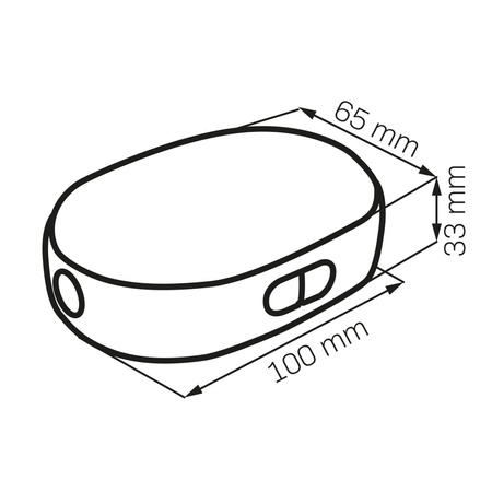 Lampa Kempingowa LED Przenośna 1W 600lm 3000-6500K Ciepła Biała Czarna IPX4 Sanico Goldlux