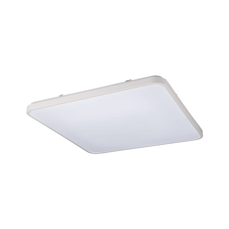 Plafon LED Lampa Sufitowa Natynkowa Łazienkowa AGNES SQUARE 8114 64W 3000K IP44 Biała Nowodvorski