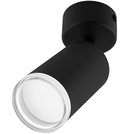 Kinkiet Ścienny Lampa Sufitowa Reflektor LED Spot GU10 IP44 ADERO Czarna Lumiled