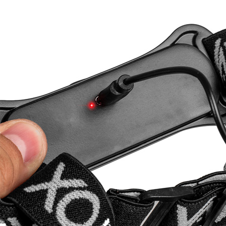 Latarka Czołowa Akumulatorowa 300lm COB LED 4 Tryby Pracy VAYOX