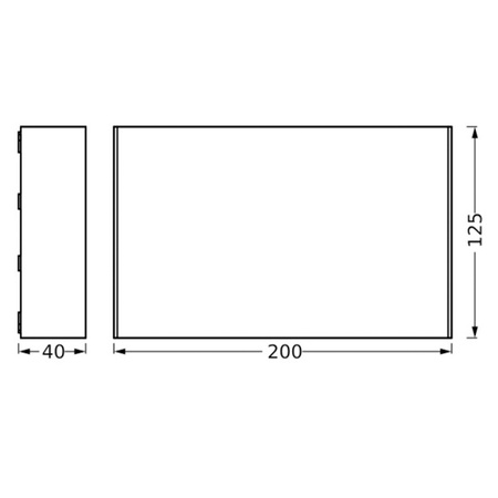 Kinkiet Ogrodowy Lampa Elewacyjna Zewnętrzna LED 7W 330lm 3000K Ciepła Szary IP65 Endura Osram