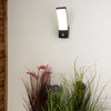 Lampa Elewacyjna LED Zewnętrzna Ścienna Czarna Kinkiet Ogrodowy 10W 4000K IP44 Czujnik Ruchu LOGIA LUMILED