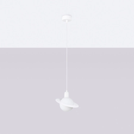 Lampa Sufitowa Wisząca Zwis G9 Kulista Biała Nowoczesna Hyperion Sollux