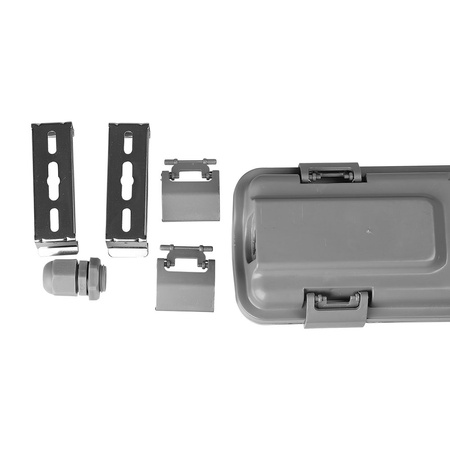 Oprawa Hermetyczna Pyłoszczelna 60 cm IP65 + 2x Świetlówka LED 10W 4000K VT-6029 V-TAC