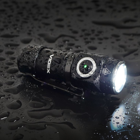 Latarka Ręczna Akumulatorowa LED 10W 600lm 4 Tryby Pracy USB-C Wodoszczelna IP68 Videx