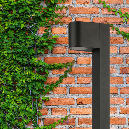 Lampa Ogrodowa Stojąca Słupek GU10 Czarna IP54 Boston Sanico Goldlux