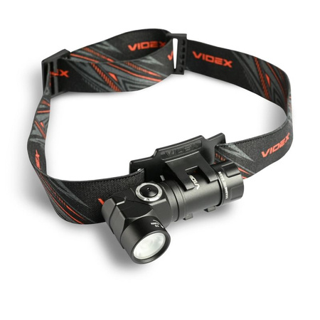 Latarka Czołowa Przenośna 2w1 LED 10W 600lm 7 Trybów Pracy Wodoszczelna IP66 Videx