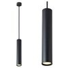 Lampa Wisząca Sufitowa KEON GU10 Regulowana Tuba Czarna MASTERLED