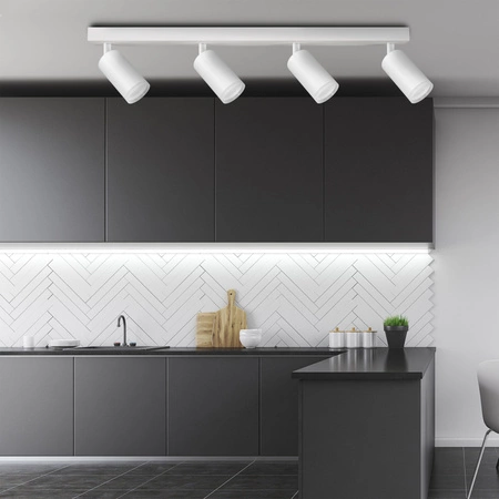 Oprawa Ścienno-Sufitowa Reflektor Punktowy 4x GU10 Biała LONDON Sanico Goldlux