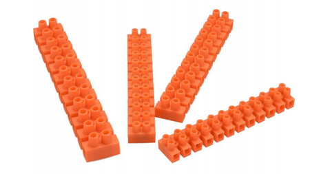 Złączka zaciskowa 12-TOROWA 2.5 mm Gwintowana LISTWA INSTALACYJNA Pawbol