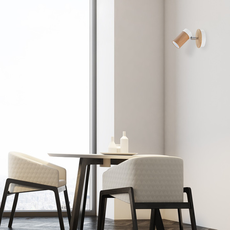 Lampa Ścienna Kinkiet BARON Biała 1xGU10 Milagro